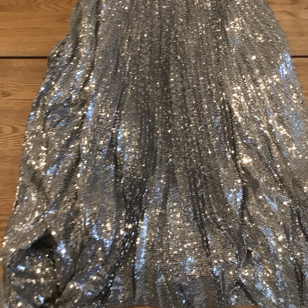 New! MSGM Sequin Pleated Midi Skirt - Picture 10 of 13